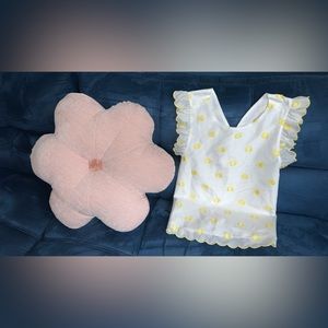 Stella McCartney Kids White&Yellow Polka Dot Blouse